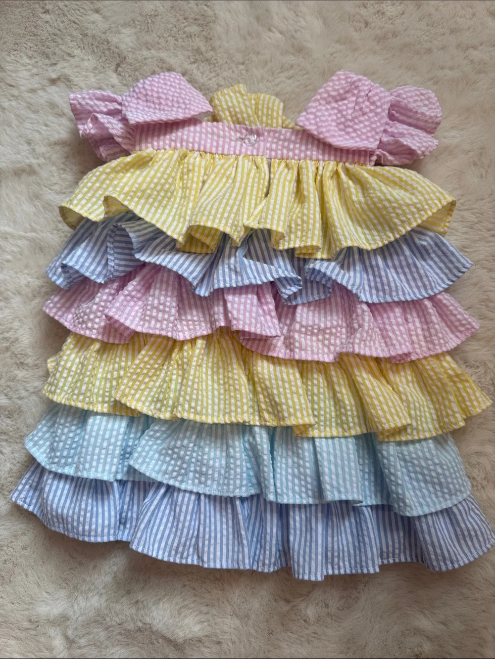 Rare Editions Girl Bundle | Size 3-6M | Tiered Dress Gingham set | Easter/Spring